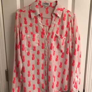 Pink Pineapple Portofino Shirt